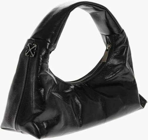 Shoulder Bag Off-White Patent Leather ARCADE