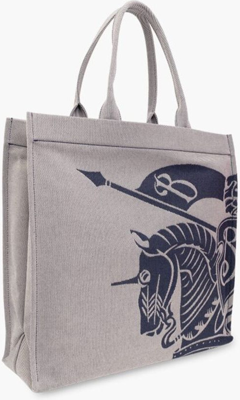 Burberry Canvas Maxi Shopper Bag elkamli sumkasi