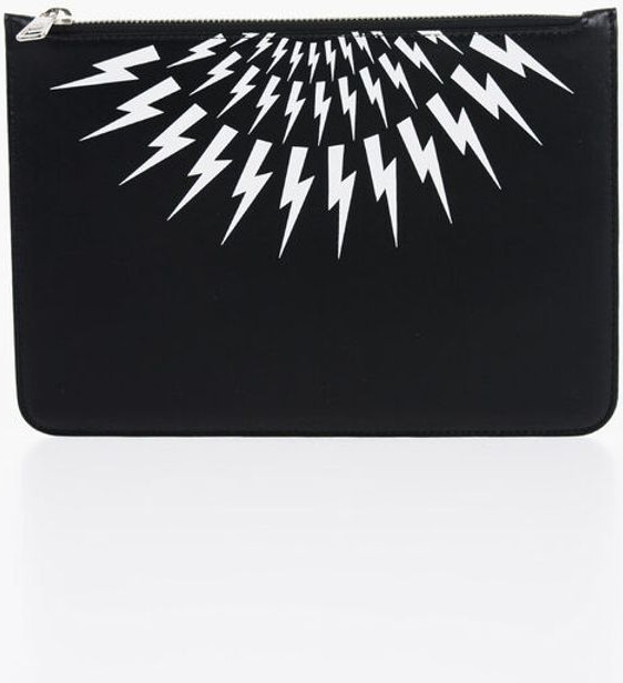 Neil Barrett Sumkasi Kontrast Naqshli Neil Barrett Kiyik Pouch