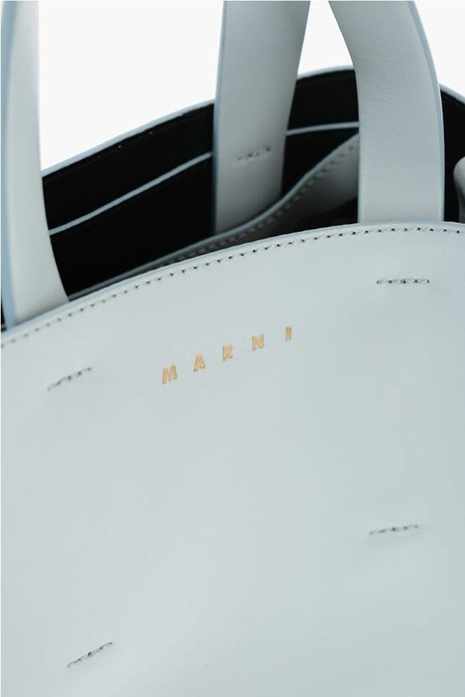 Sumka Marni Teri MUSEO Mini Tote Bag Removable Yeng Kaltak bilan