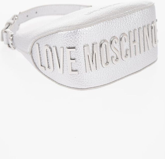 Moschino LOVE Sumkali Sun'iy Charmli Mini Xaltacha sumka