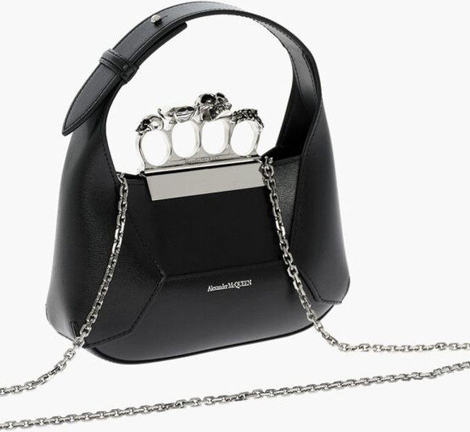 Hobo Bag Alexander McQueen Leather JEWEL KNUCKLES