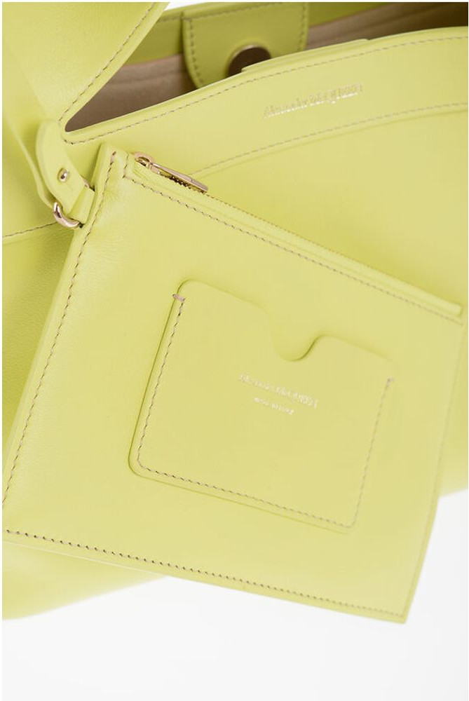 Alexander McQueen THE BOW Maxi Tote Bag qo'l sumkasi muftali sumkasi bilan