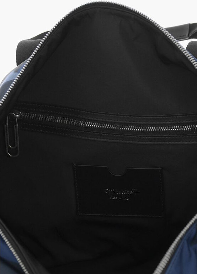 Travel Duffle Bag Off-White Camouflage Motif