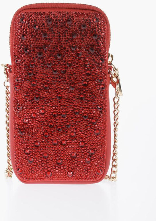 Pouch Moschino LOVE Rhinestone