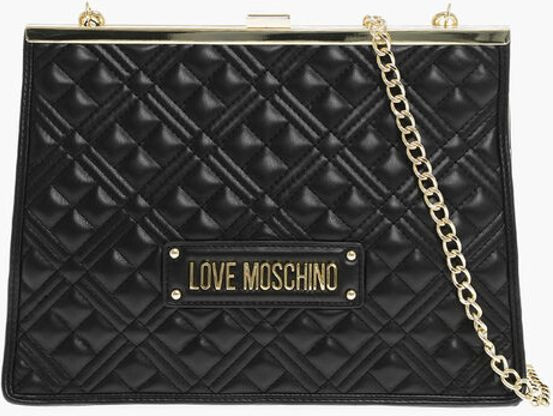 Shoulder Bag Moschino LOVE Quilted Faux Leather Shoulder Bag
