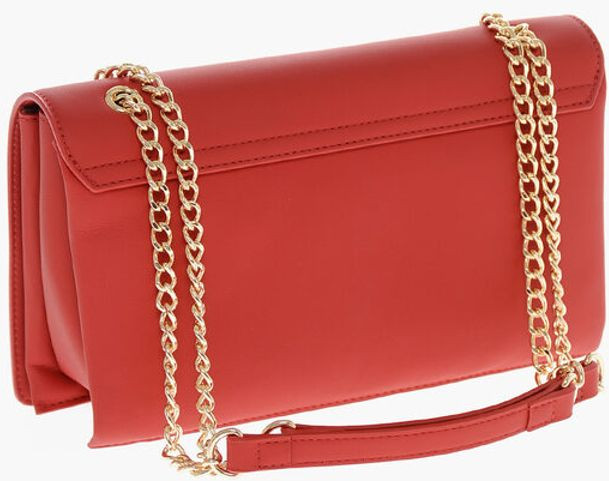 Shoulder bag Moschino LOVE Faux Leather Shoulder Bag with Maxi Golden Logo