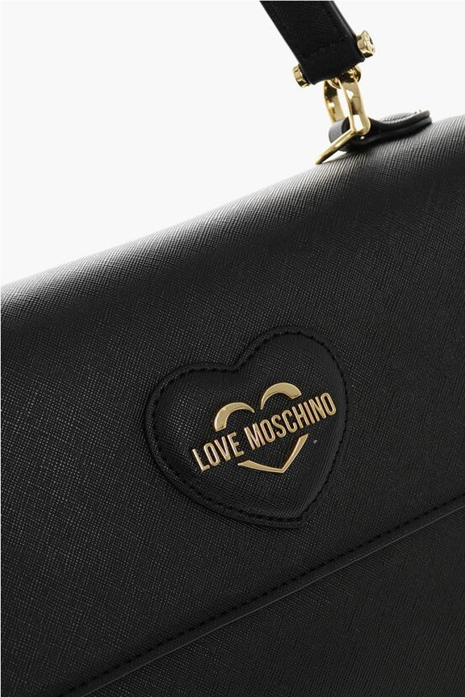 Сумка Moschino Saffiano Искусственная кожа Ручная сумка со съемной