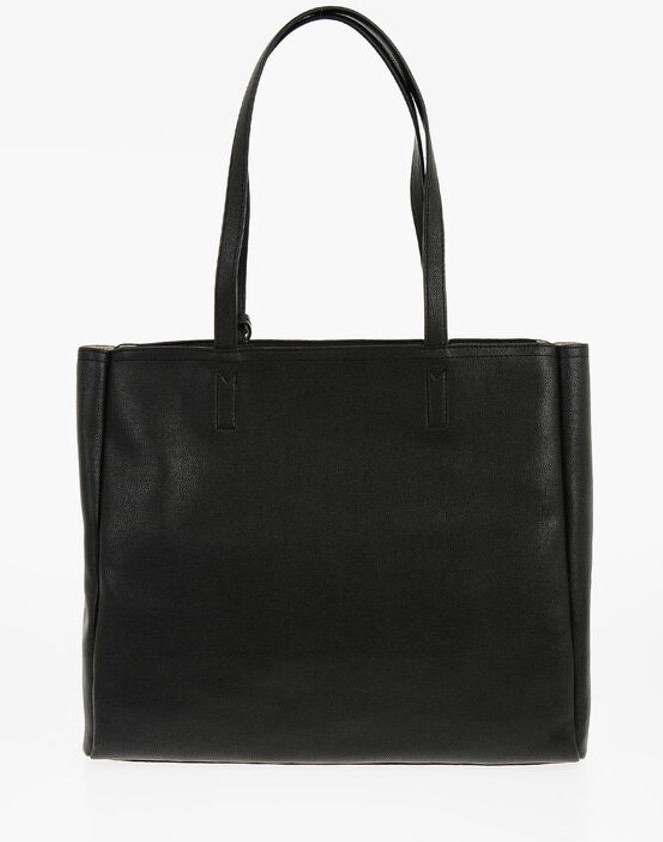 Shoulder Bag Moschino LOVE Faux Leather Shoulder Bag with Golden Logo