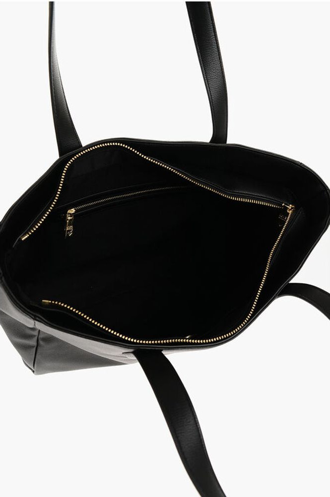 Tote Bag Moschino LOVE Faux Leather Tote Bag with Heart Shaped Pouch