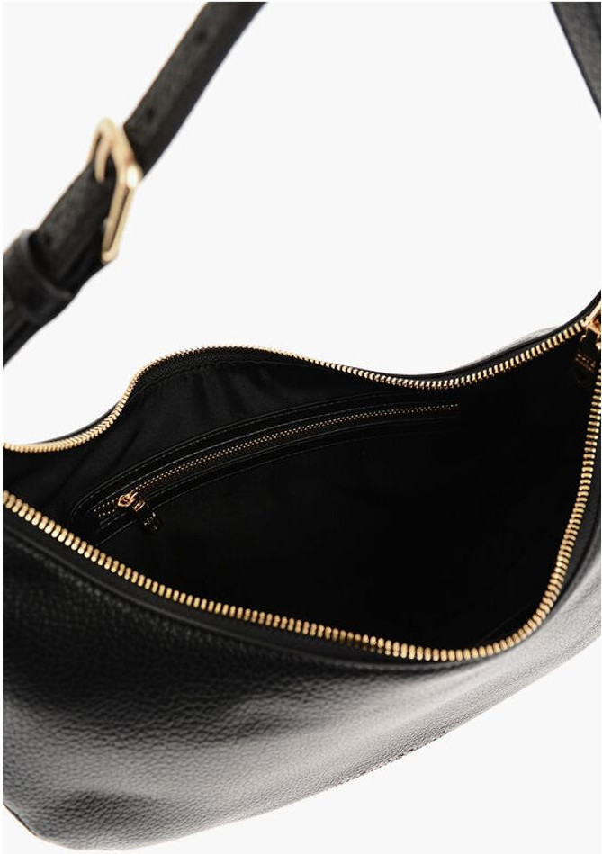 Hobo Bag Moschino LOVE Textured Faux Leather