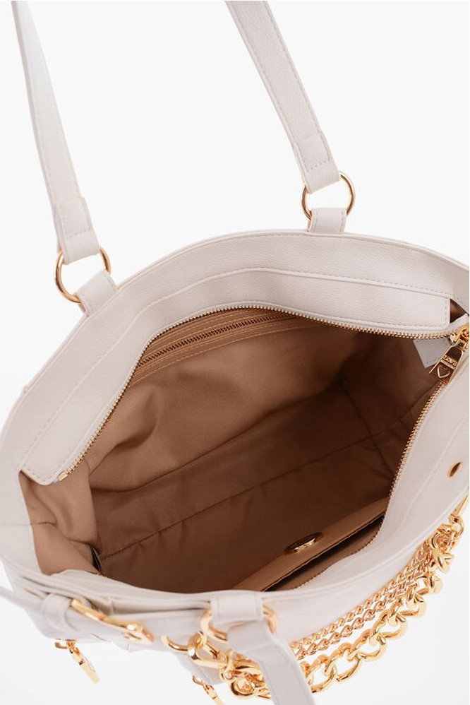 Shoulder bag Moschino LOVE Faux Leather Shoulder Bag with Removable Golden Charm