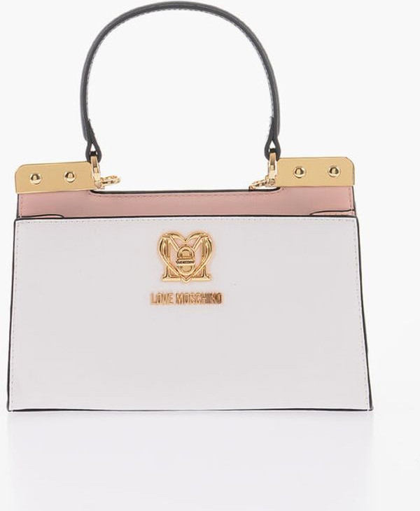 Moschino LOVE Sumkasi Sun'iy Charmdan Qilingan Oltin Tafsilotli Sumka