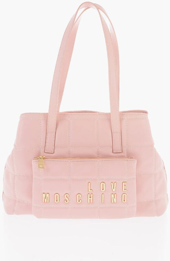 Moschino LOVE Kapitonli Suniy Charm El'kali Sumka