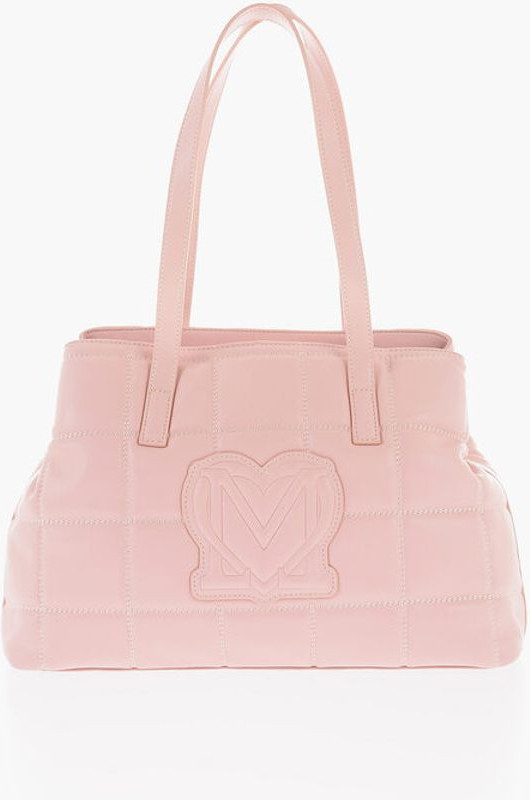 Moschino LOVE Kapitonli Suniy Charm El'kali Sumka