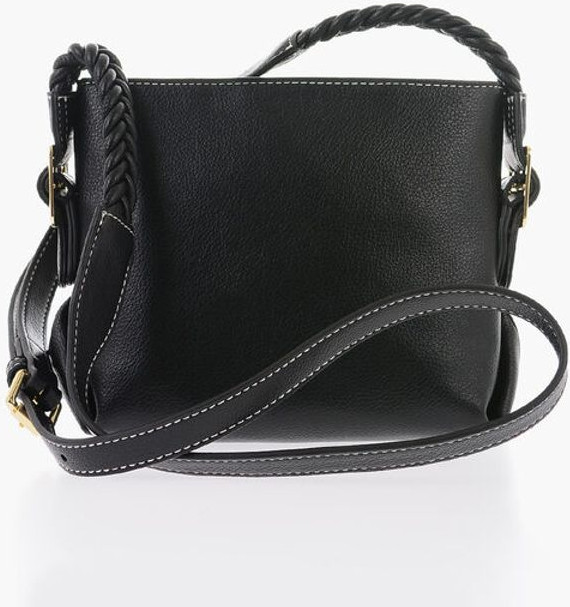 Shoulder Bag Moschino LOVE Sun'iy Charm Zamokli Sumka Ip O'rim Bilan
