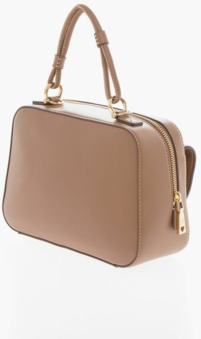 Handbag Moschino LOVE Faux Leather bag with braided Handle