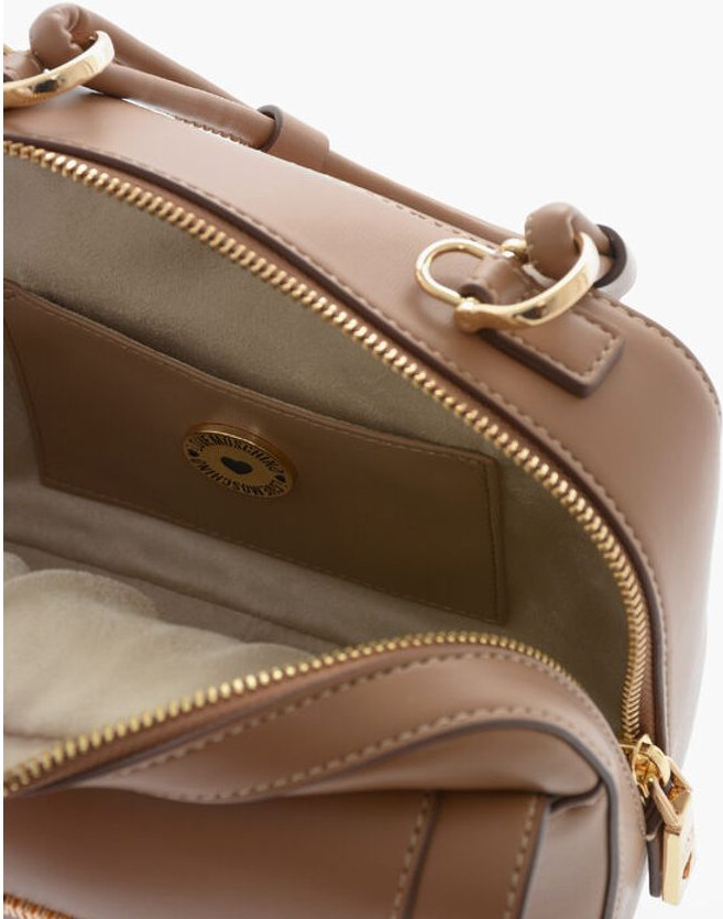Handbag Moschino LOVE Faux Leather bag with braided Handle