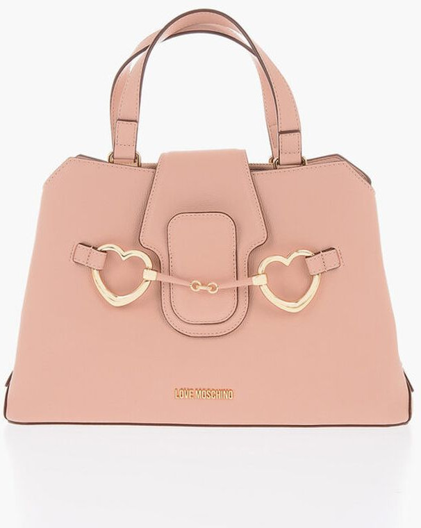 Moschino LOVE sumkasi, to'qimali sun'iy charmdan