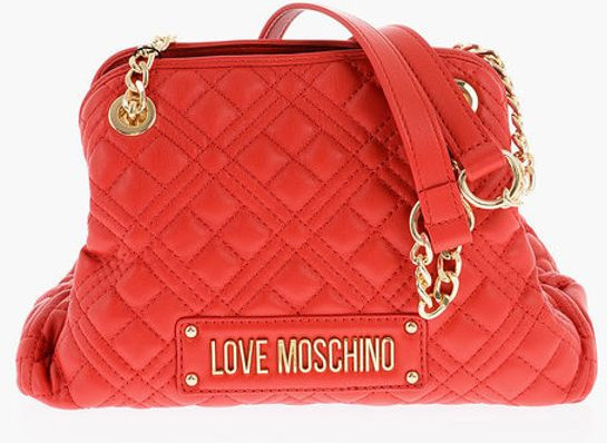 Сумка через плечо Moschino LOVE стёганая