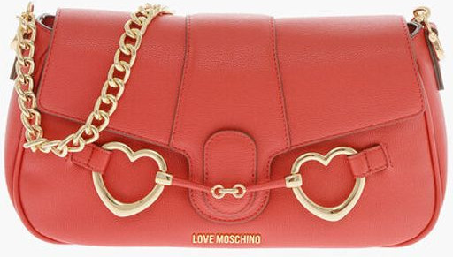 Shoulder Bag Moschino LOVE Faux Leather BIG HEARTBIT