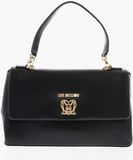 Sumka Moschino LOVE Sun'iy charm Sumka Tasmali Removable Shoulder Strap