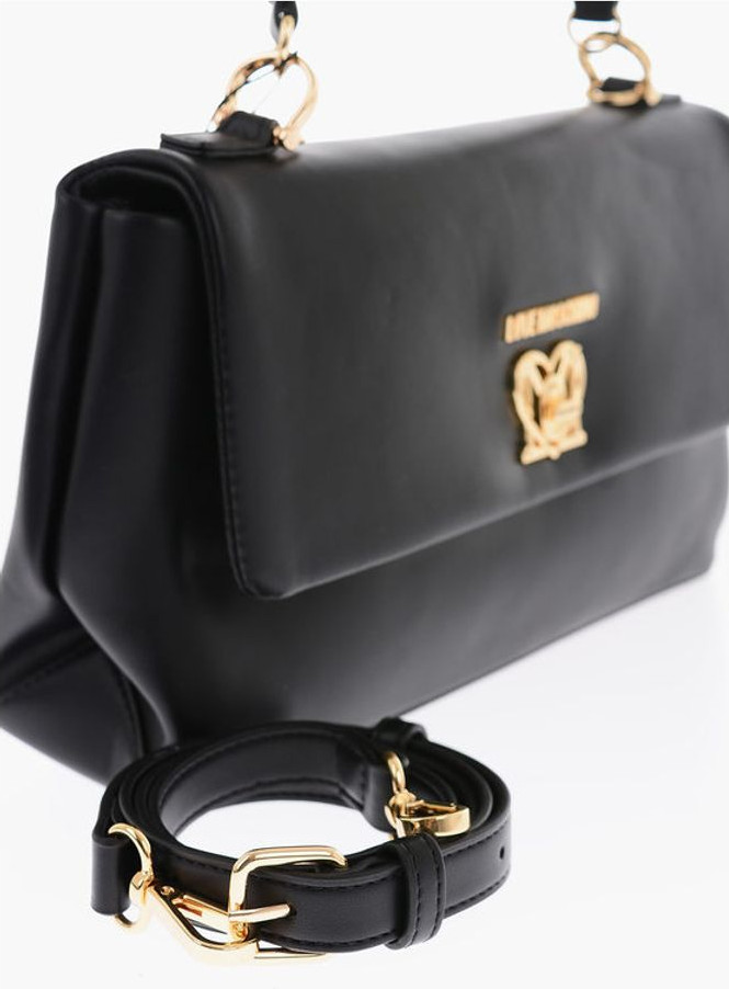 Sumka Moschino LOVE Sun'iy charm Sumka Tasmali Removable Shoulder Strap