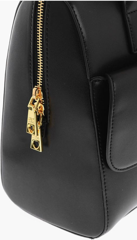 Handbag Moschino LOVE logoed handkerchief faux leather SIMPLE HOOP