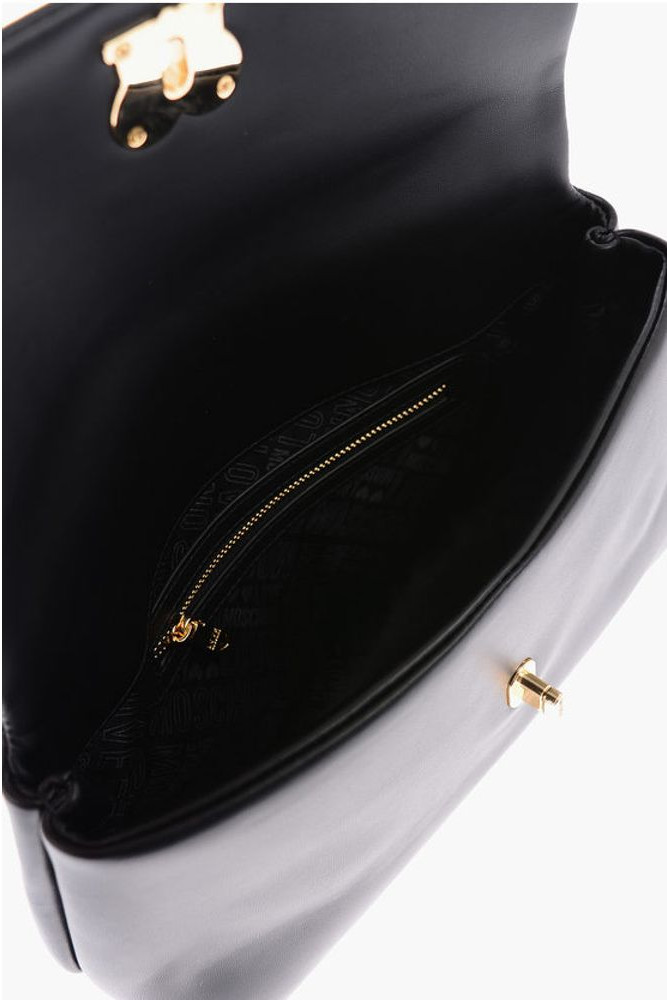 Sumka Moschino LOVE Sun'iy charm Sumka Tasmali Removable Shoulder Strap