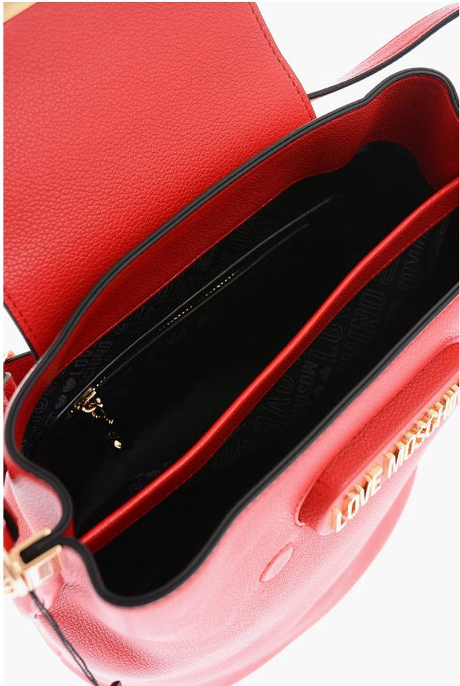 Сумка Moschino LOVE с текстурой из искусственной кожи, сумка-ведро с магнитным замком