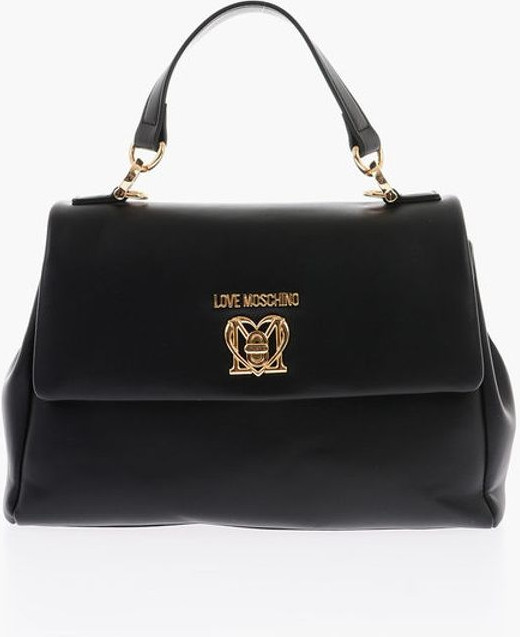 Moschino LOVE sumkasi, burama qulfli, sun'iy charmdan yasalgan sumka