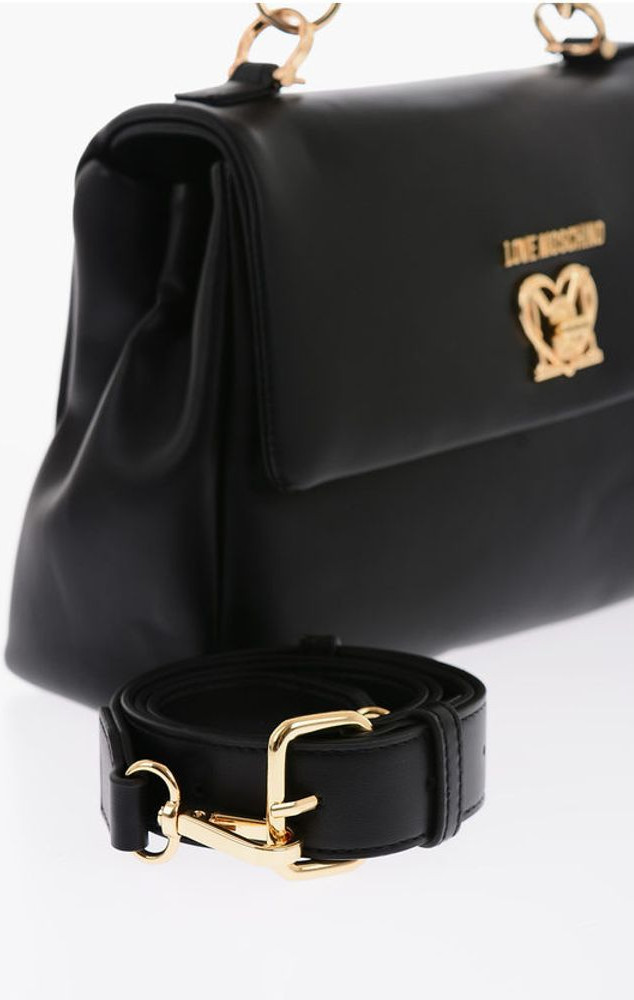 Moschino LOVE sumkasi, burama qulfli, sun'iy charmdan yasalgan sumka