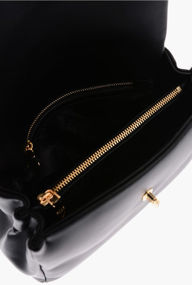 Moschino LOVE sumkasi, burama qulfli, sun'iy charmdan yasalgan sumka