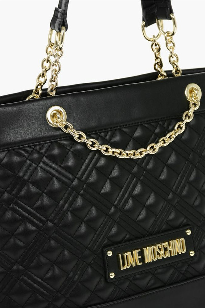 Moschino LOVE Yengilgichak Charmaylikdan Tikilgan Sumkasi