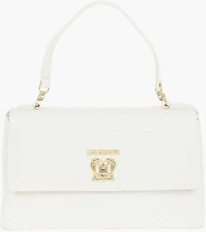 Сумка Moschino LOVE из искусственной кожи с монограммой спереди и поворотным замком