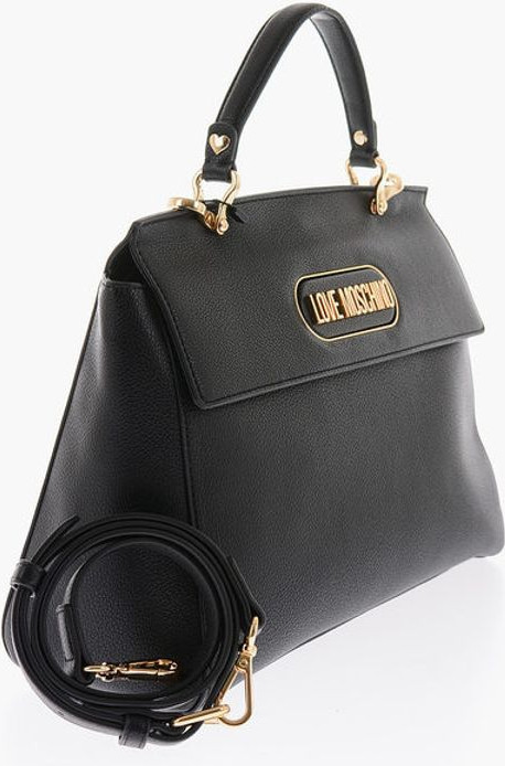 Сумка Moschino LOVE со съемным плечевым ремнем из экокожи