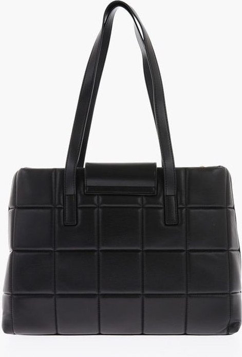 Tote Bag Moschino LOVE Sun'iy charm yaltiroq