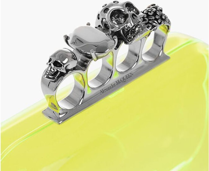 Сумка-клатч Alexander McQueen See-Through FOUR RING Hard