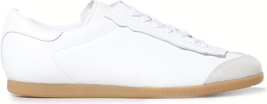 Низкие кроссовки Featherlight из кожи и замши Maison Margiela