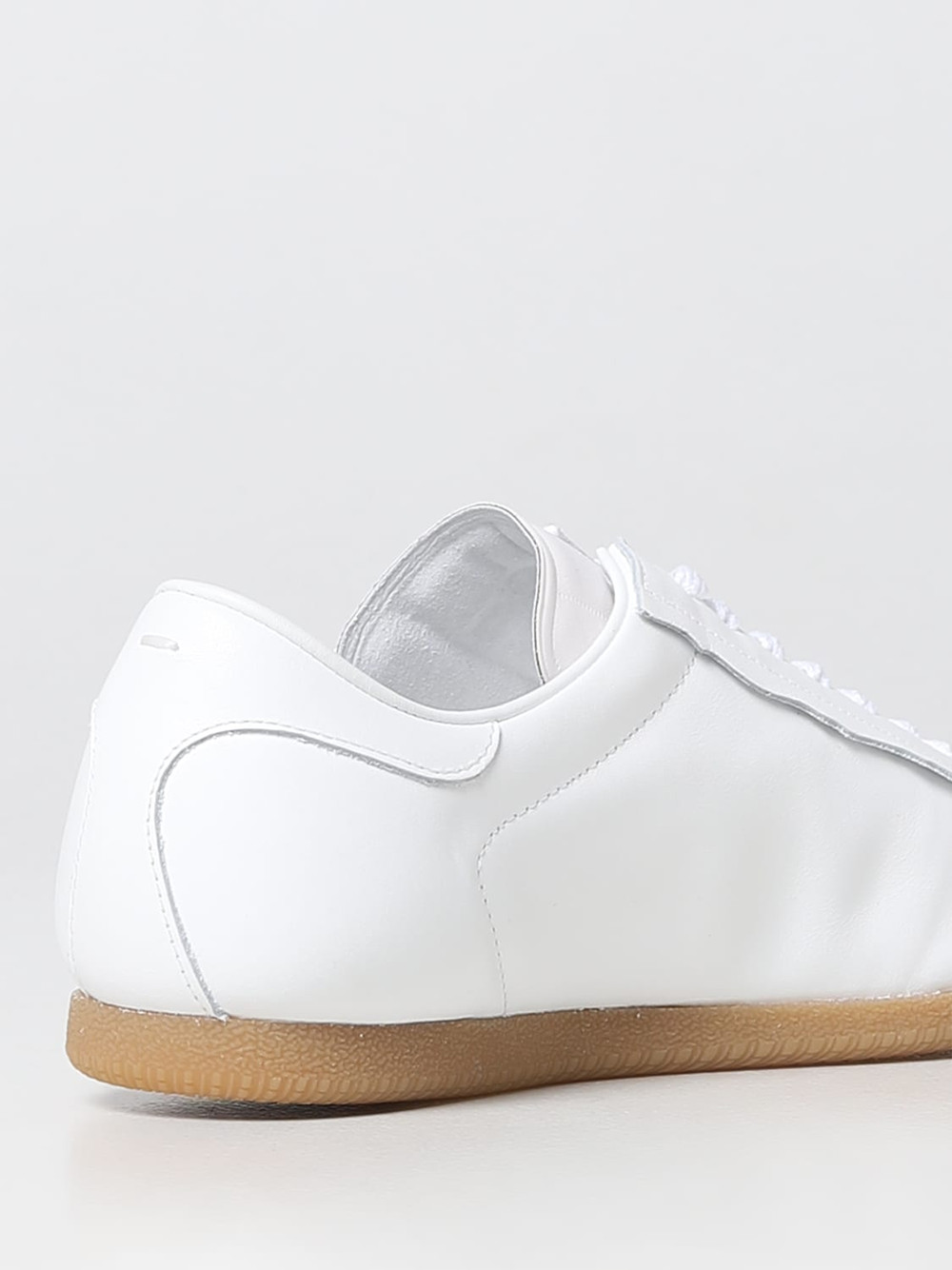 Низкие кроссовки Featherlight из кожи и замши Maison Margiela
