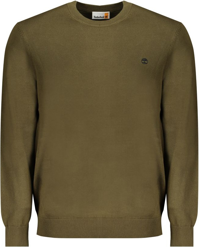 Sweater Timberland Green Cotton Sweater