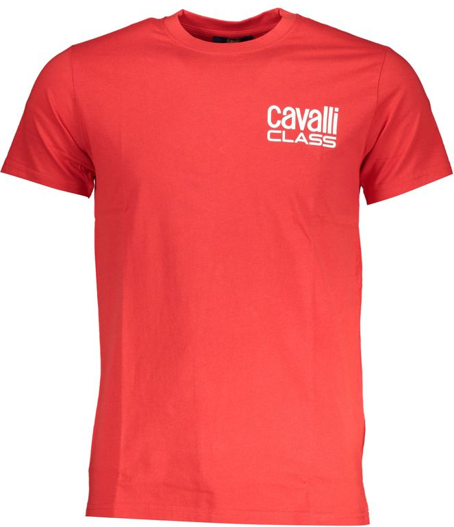 Cavalli CLASS Qizil Paxta Futbolkasi