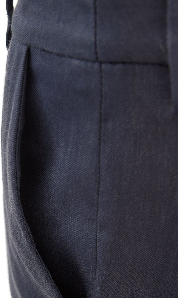 Брюки Lardini Chic Blue Linen Trousers