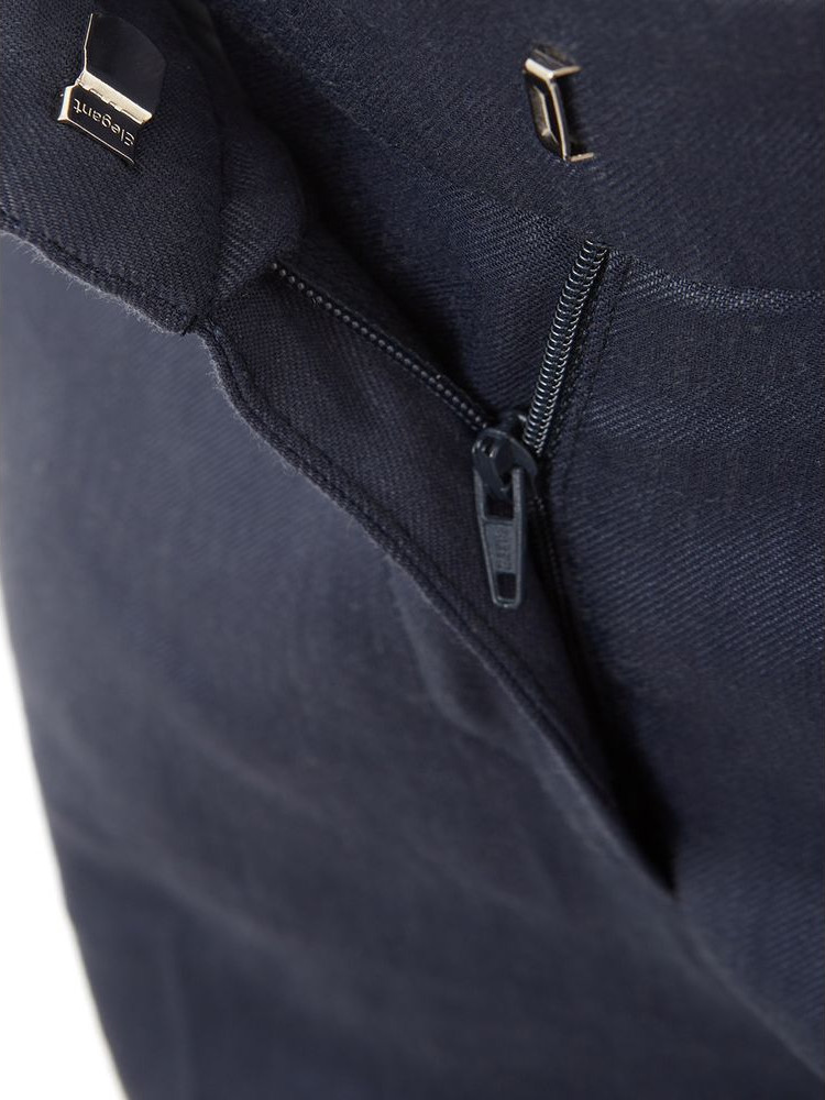 Брюки Lardini Chic Blue Linen Trousers