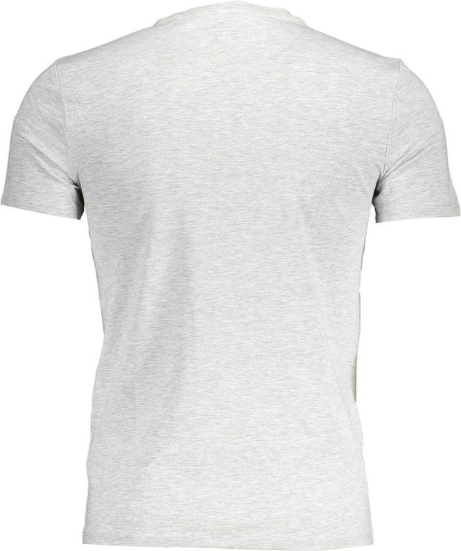 Gray Cotton Men T-Shirt Guess Shoes