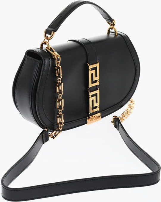 Handbag Versace Leather GRECA GODDES