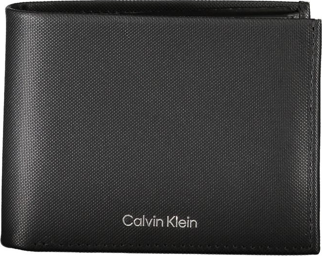 Calvin Klein Elegant Black Leather Wallet with RFID Blocking