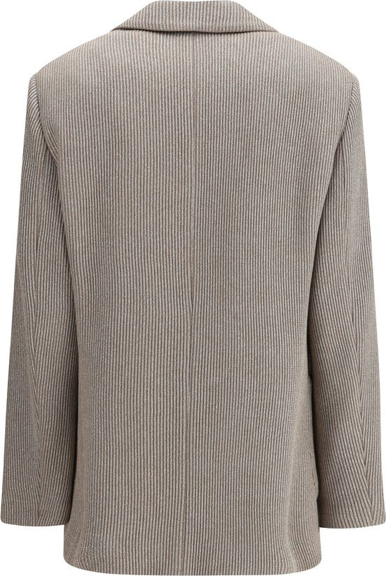 Золотое хлопковое пальто Brunello Cucinelli