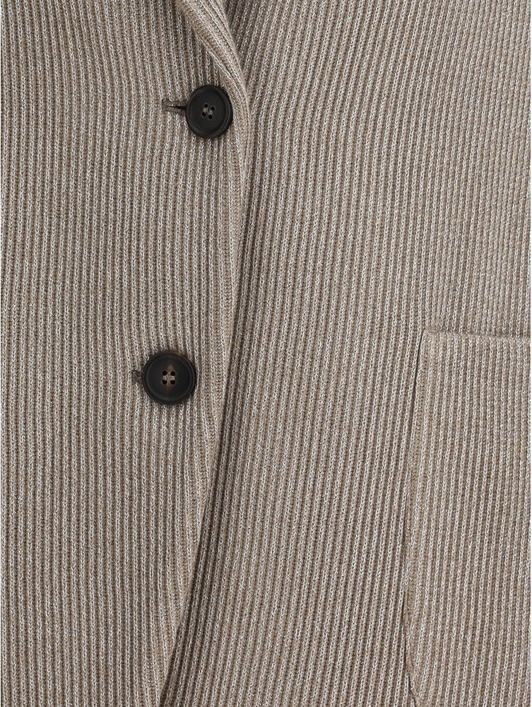 Золотое хлопковое пальто Brunello Cucinelli