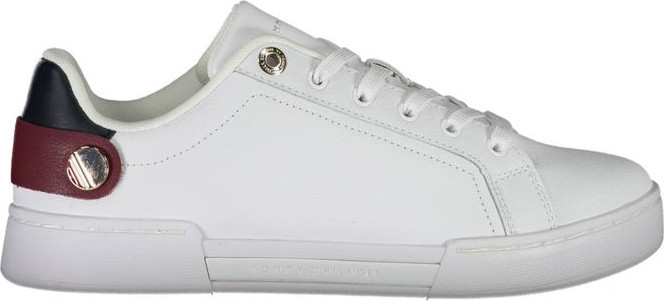 White Polyethylene Women Sneaker Tommy Hilfiger